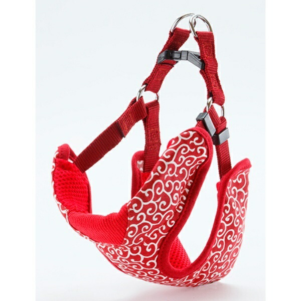 Petio Dog-Style Arabesque Vest H Red SS Size