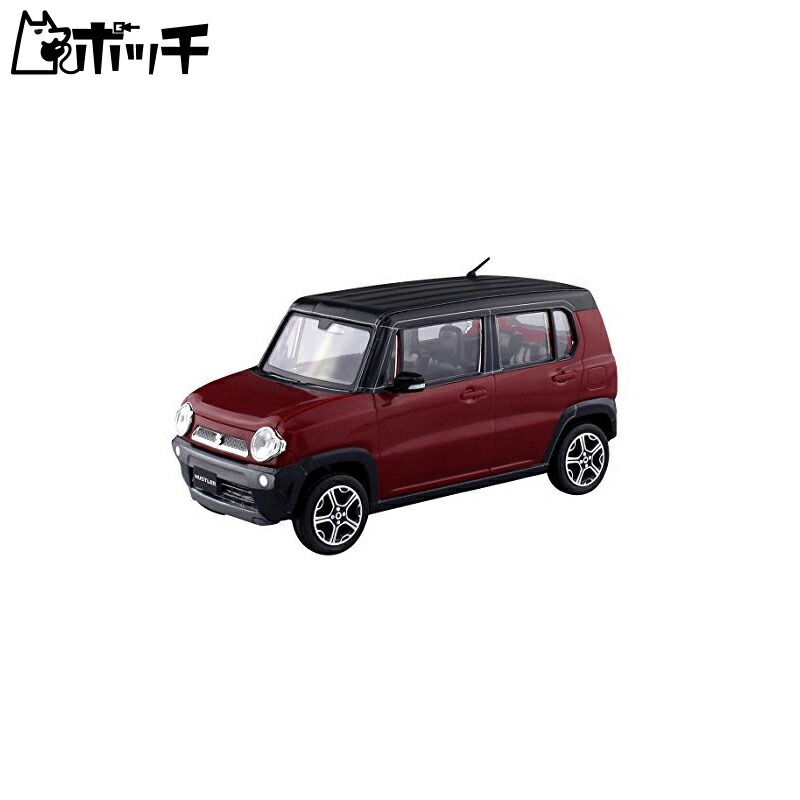 Aoshima Cultural Textbook Co., Ltd. 1/32 The Snap Kit Series Suzuki Hustler Phoenix Red Pearl Pre-colored Plastic Model Kit 01A