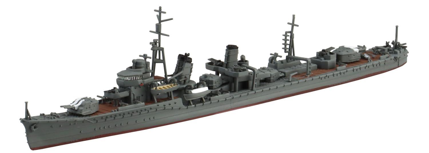 Aoshima Cultural Textbook Co., Ltd. 1/700 Waterline Series No.456 Imperial Japanese Navy Destroyer Hatsushimo Plastic Model Kit (Ship)