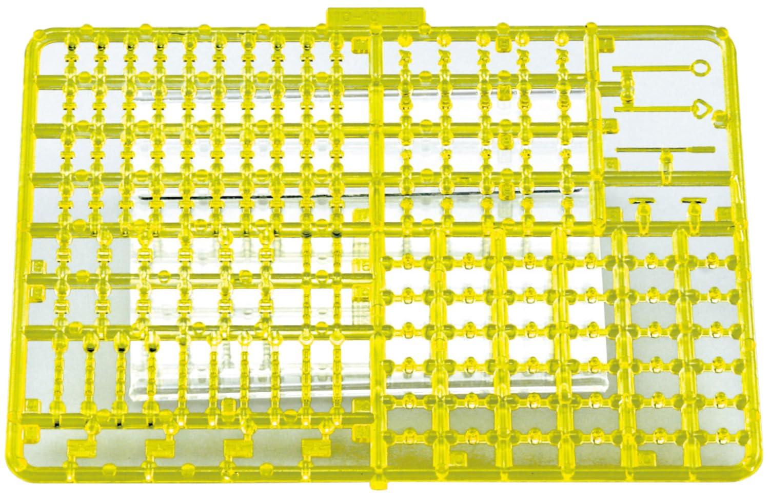 AOSHIMA 1/32 The Deco Truck Parts No.11-YE Marker Lamp 4-Piece Set Clear Yellow Plastic Model Parts (Automobile)