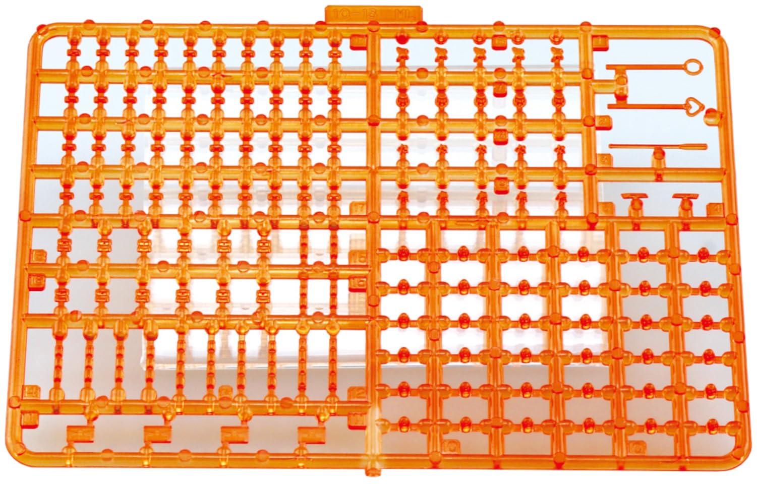 AOSHIMA 1/32 The Deco Truck Parts No.11-OR Marker Lamp 4-Piece Set Clear Orange Plastic Model Parts (Automobile)