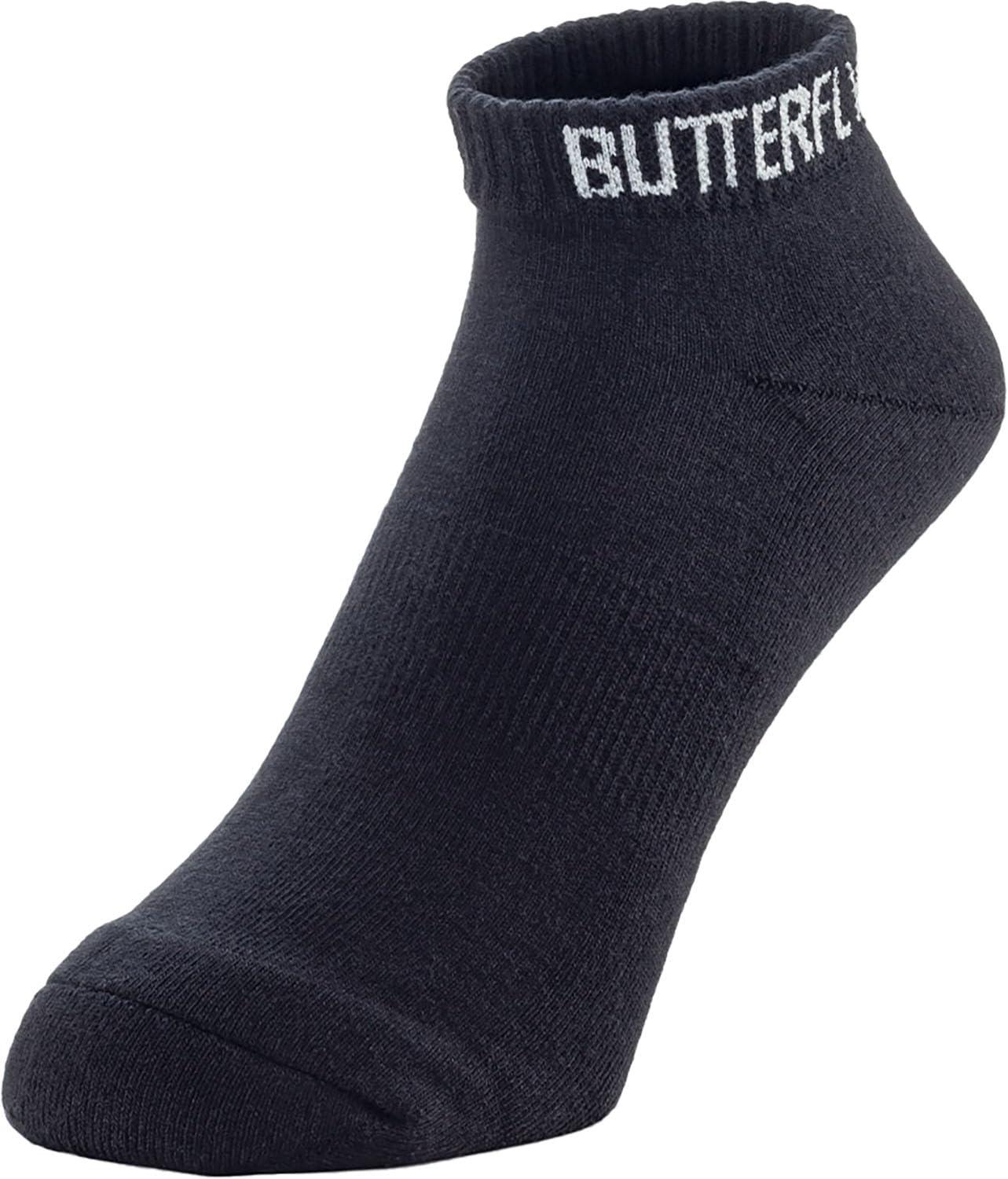 [Butterfly] Socks Short Collar Socks III 92520 278: Black M (22.0-24.5cm)