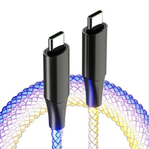 USB Charging & Sync CC Cable 1.2m Rainbow LED