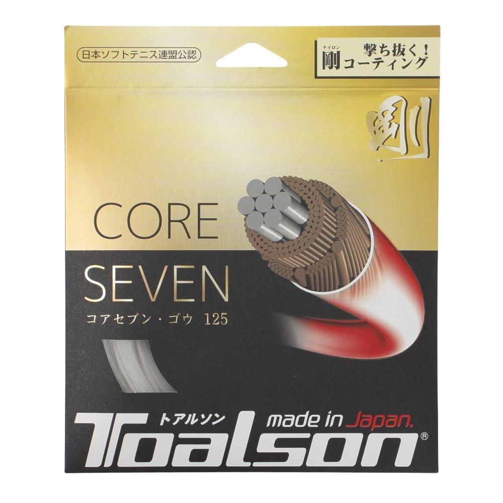 TOALSON CORE SEVEN Soft Tennis String Single Gauge 125 6422510W White