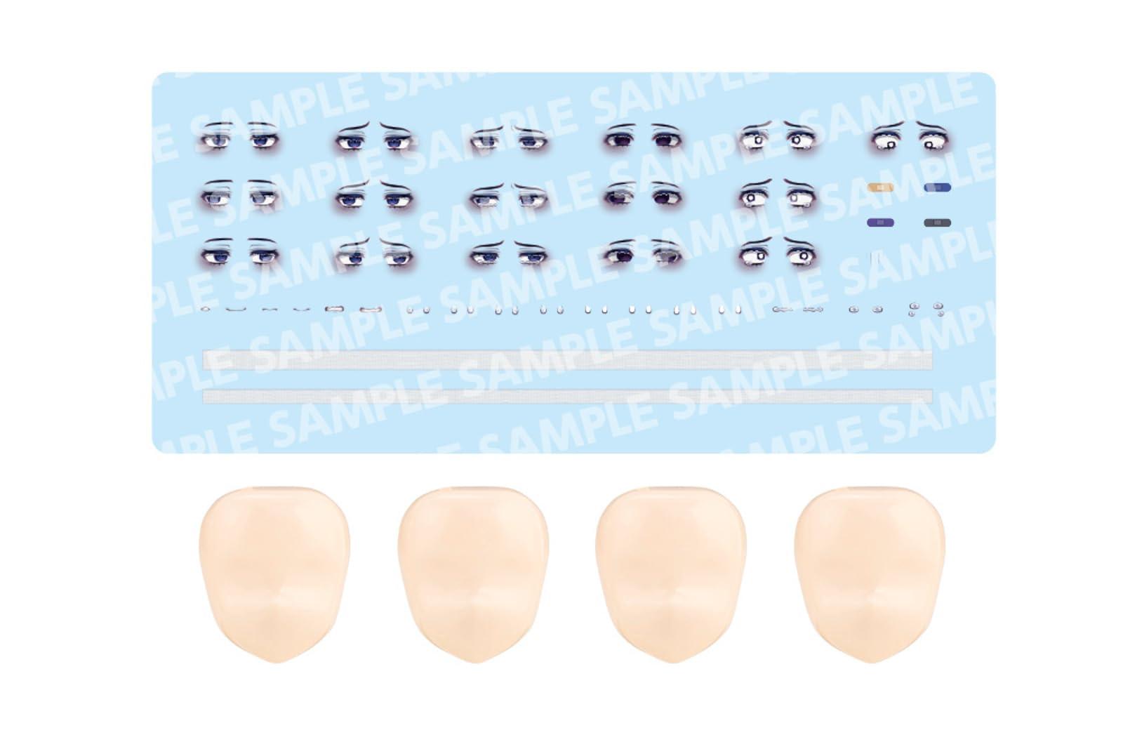 Sōsai Shōjo Teien 1/10 Custom Face & Decal Set Vol. 6