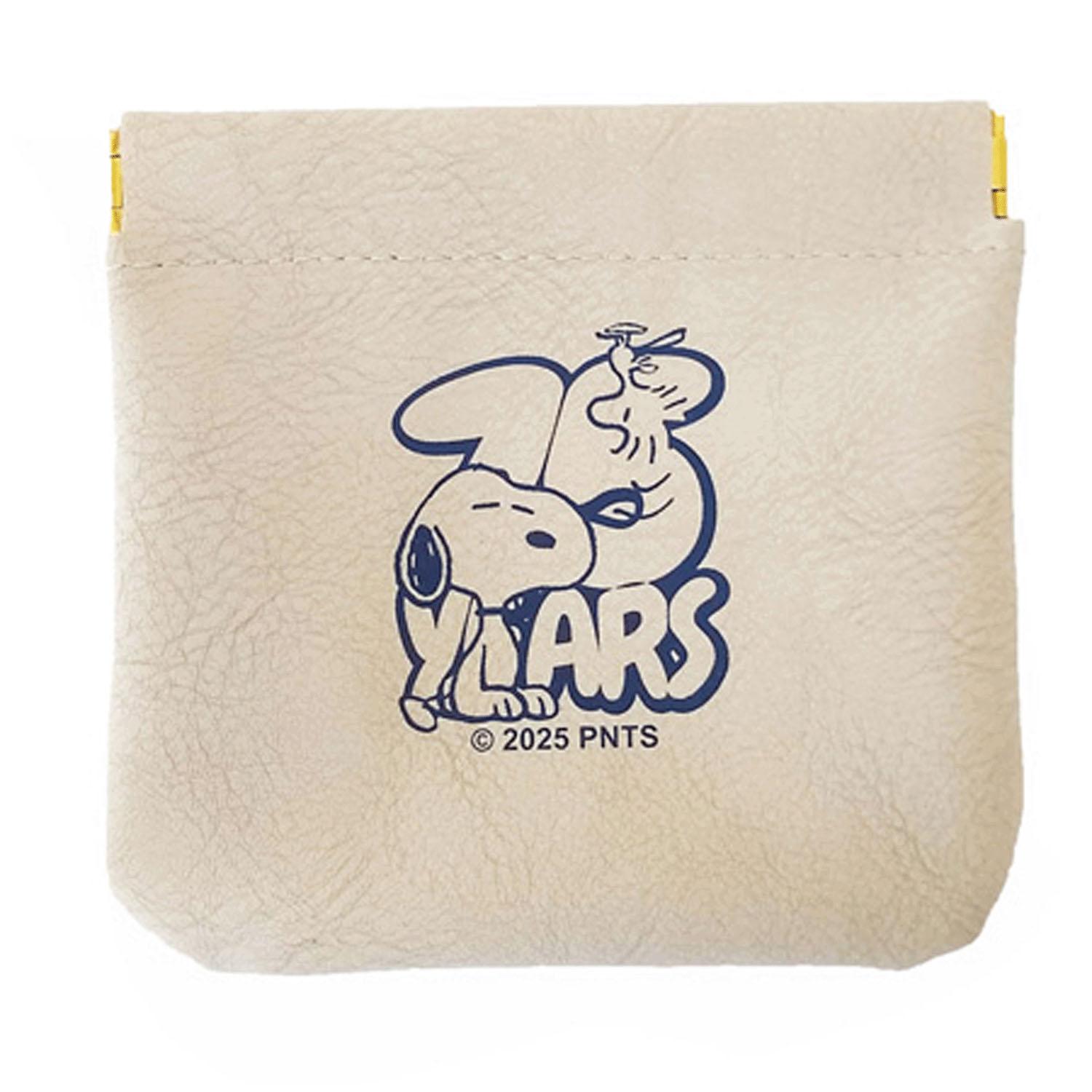 Snoopy 75th Anniversary  Snap Closure Series  Cosmetic Pouch