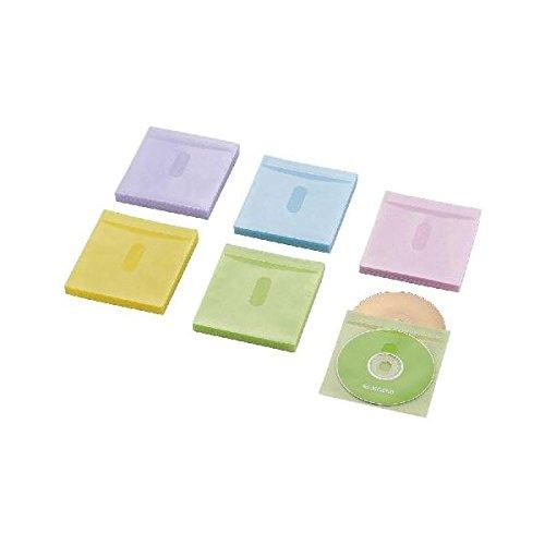 ELECOM DVD BD CD Case Non-Woven Fabric Double-Sided Storage 60-Disc Capacity 120-Disc Storage Possible 5-Color Assortment CCD-NIWB120ASO