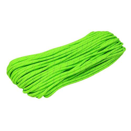 Richbond TIGER American-made Paracord 5M Reflective Nylon with Reflective Material Neon Green TIGER06218