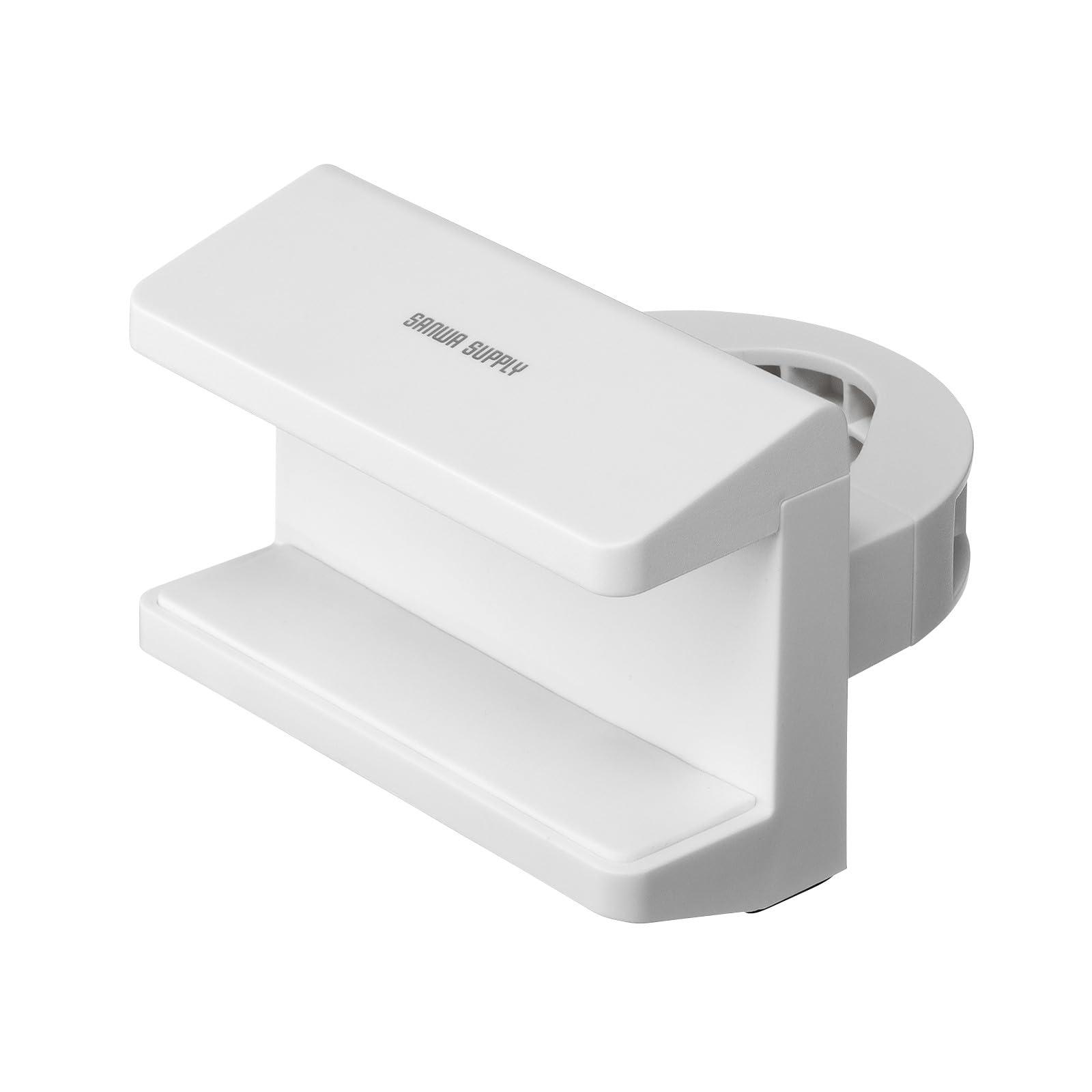 Sanwa Supply Power Strip Holder (Pole Mount Type, White) TAP-CLAMP2W