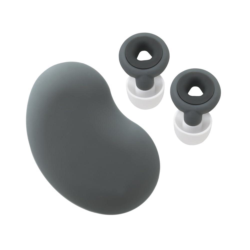 Sonic Earplugs Concentration Earplugs Silicone Type with Case Black SP-8872-D