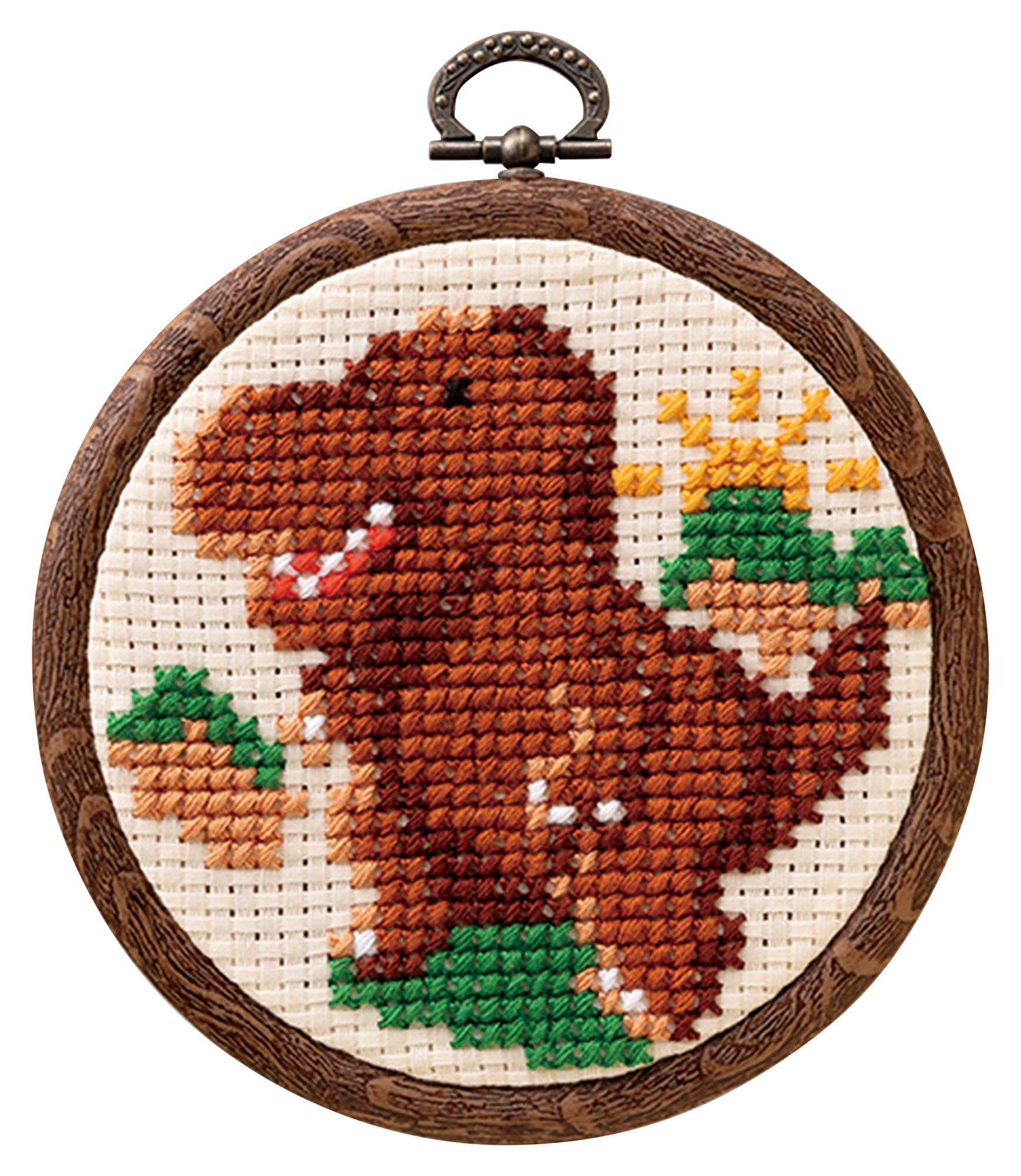 Olympus Embroidery Easy Cross Stitch Kit: Dinosaur Gathering