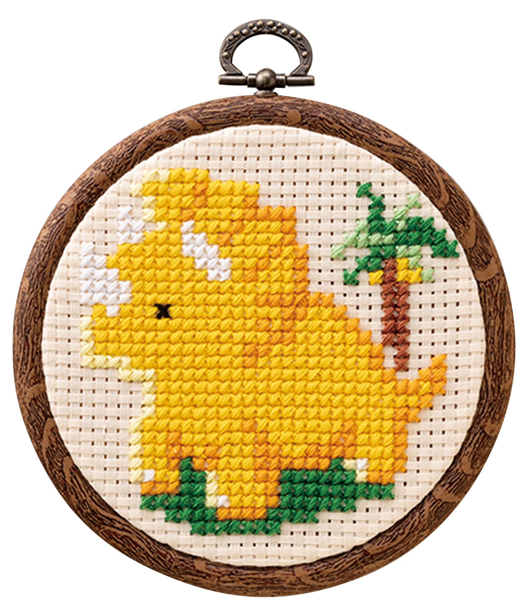 Olympus Embroidery Easy Cross Stitch Kit: Dinosaur Gathering