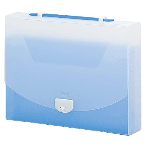 Sekisei Document File Wide Playing 2-Way Case A4 Blue AP-956