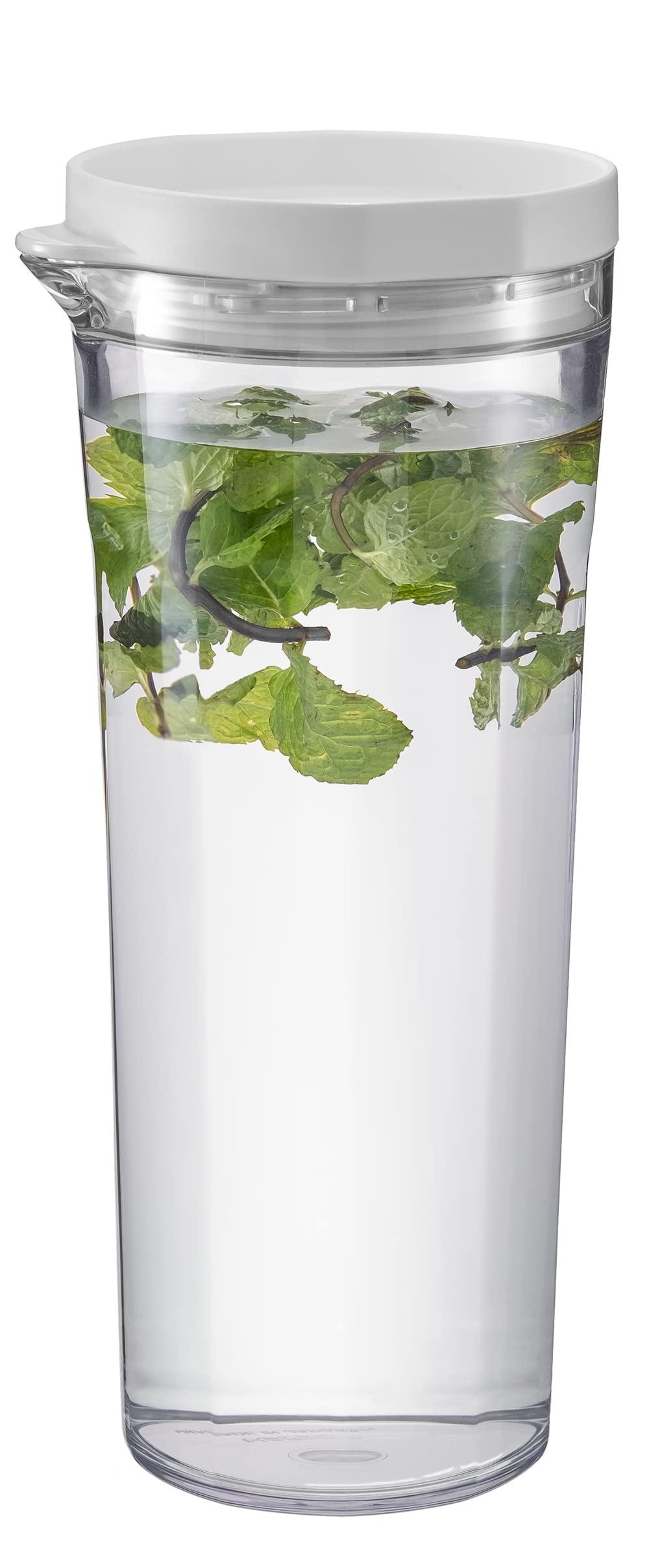 Hario Glass Freezer Pot JUSIO (Resin King) 1.1L White FPJ-11-W 1 piece