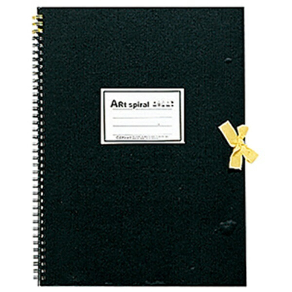 Maruman Sketchbook F4 Art Spiral Drawing Paper Heavyweight Black 24 Sheets S314-05