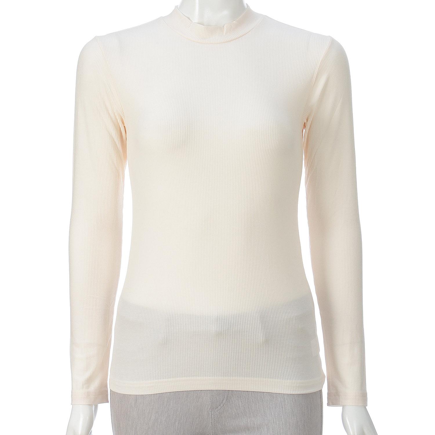 Coordinate Underwear Mock Neck Off-White L