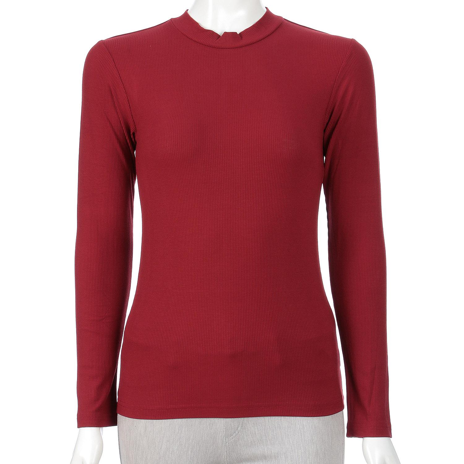 Coordinate Underwear Mock Neck Red M