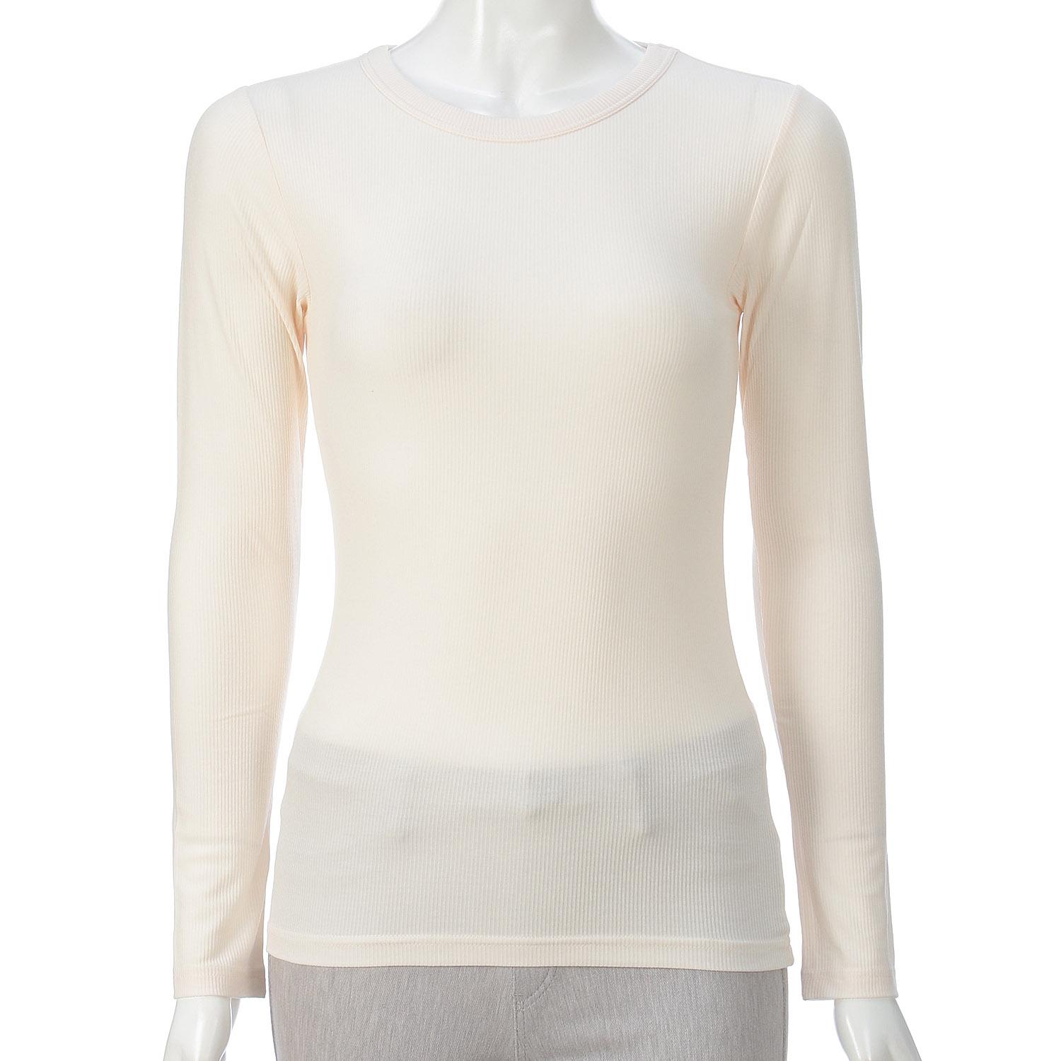 Coordinate Underwear Crew Neck Off-White M