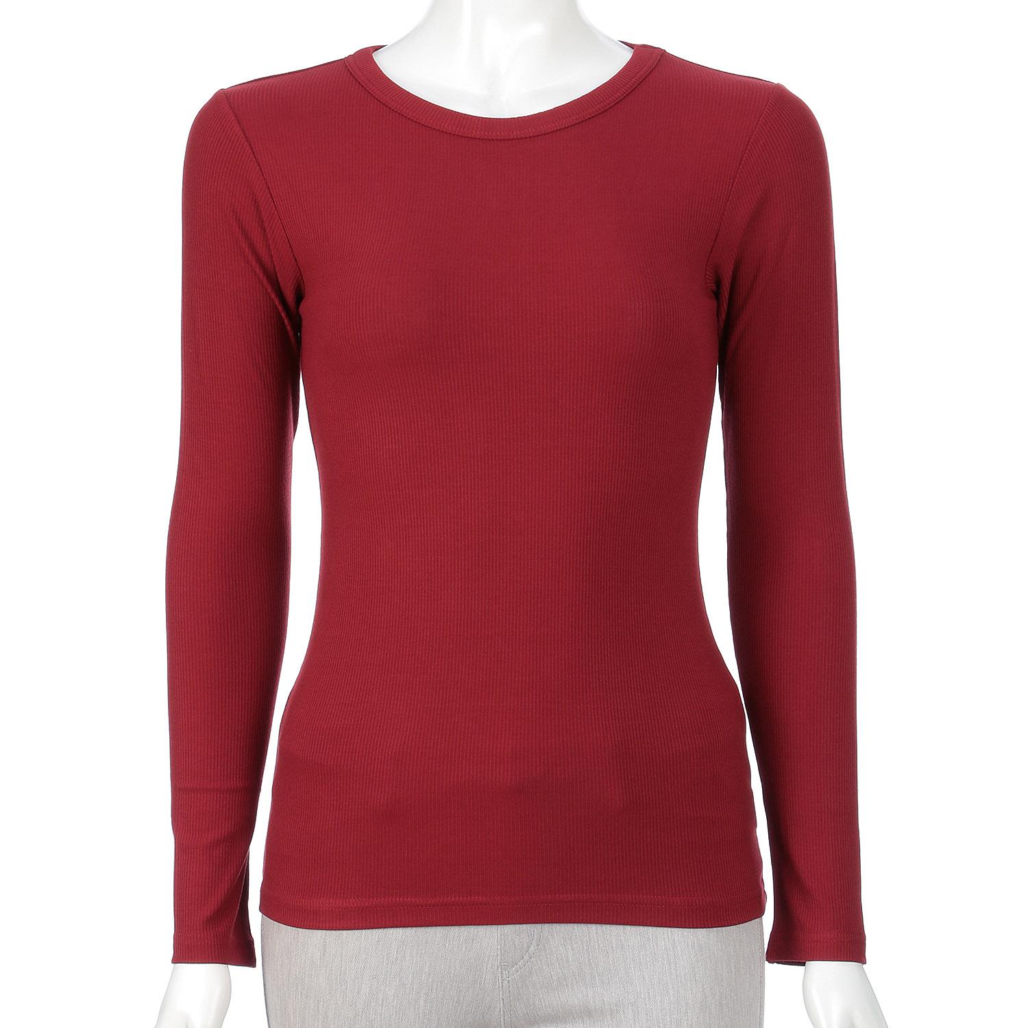 Coordinate Underwear Crew Neck Red L