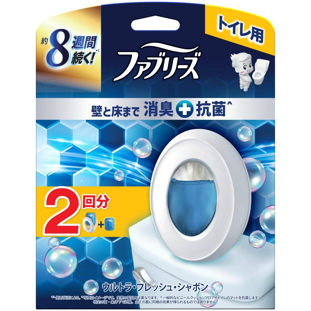 Fabreeze Toilet Deodorizer Premium Series + Antibacterial Ultra Fresh Soap Refill + 2 Refills