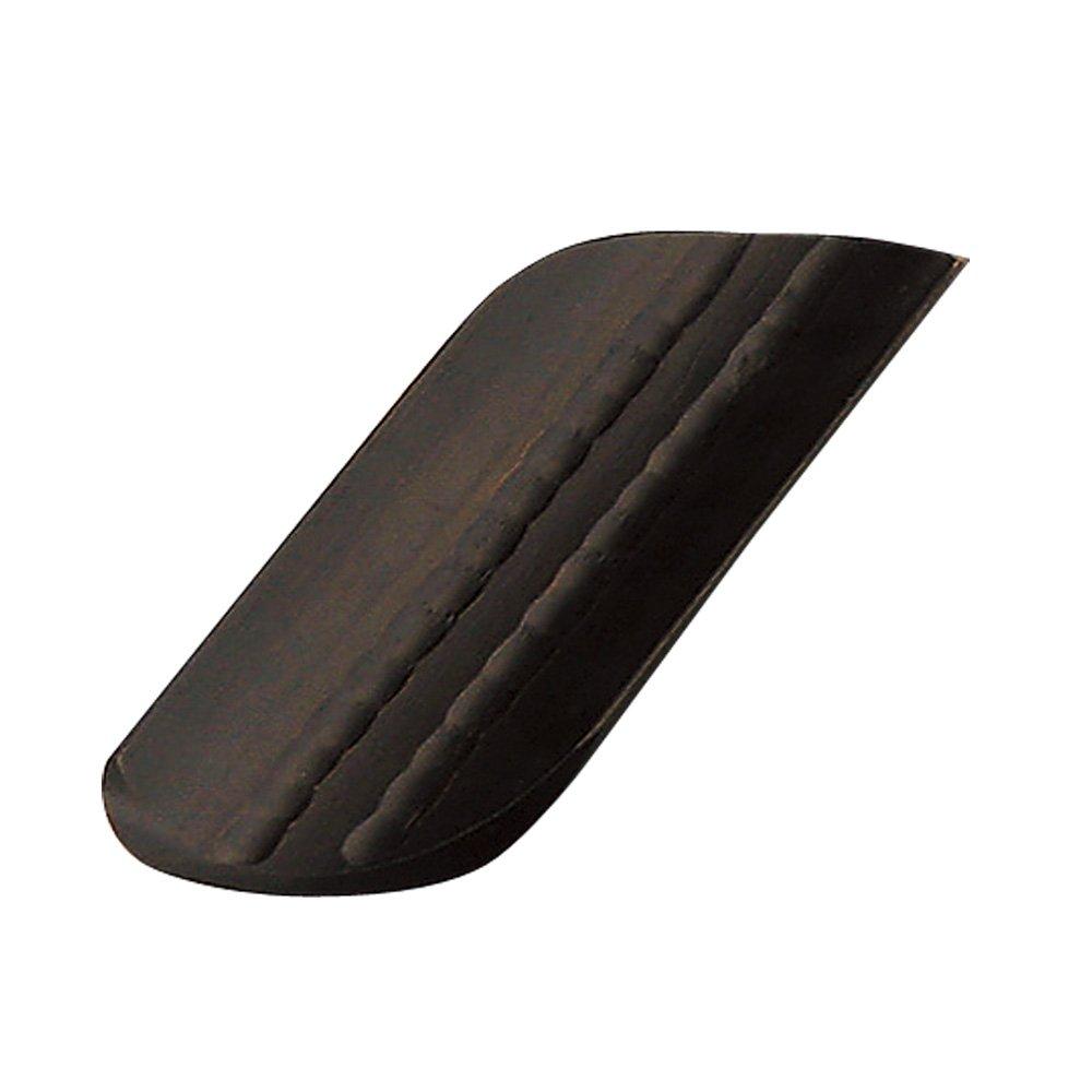 Yamako Yumi Hand-Carved Hand Towel Dish - Black (Serves 2-3) Approx. 19x7.5xH1.5cm 16236