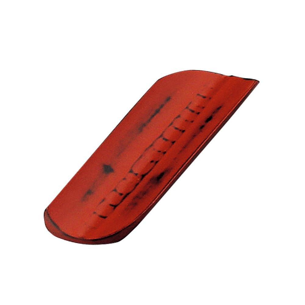 Yamako Yumi Hand-Carved Hand Towel Dish - Vermilion (Single-Serving) Approx. 18x5.6xH1.5cm 16237