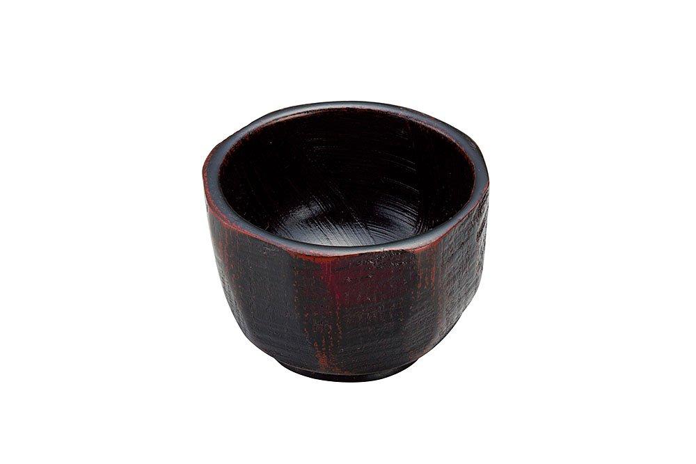 Yamako Yumi Wooden Rounded Corner Delicacy Box Akebono Approx. 7.7x7.7xH5.3cm 26877