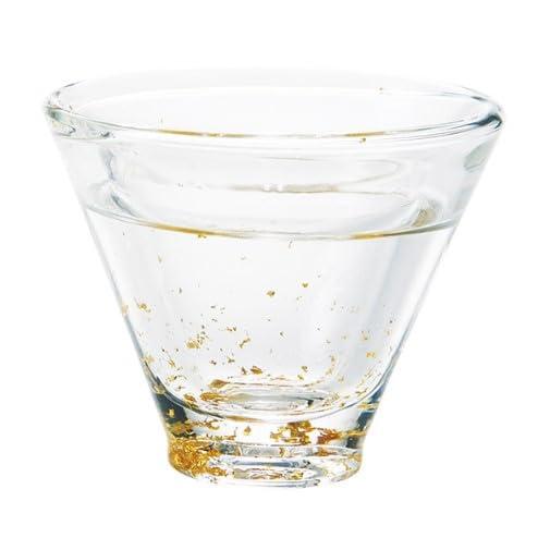 Yamaco Yumi Commercial Use Double-Layered Glass Yurari Cup Gold yamaco27900