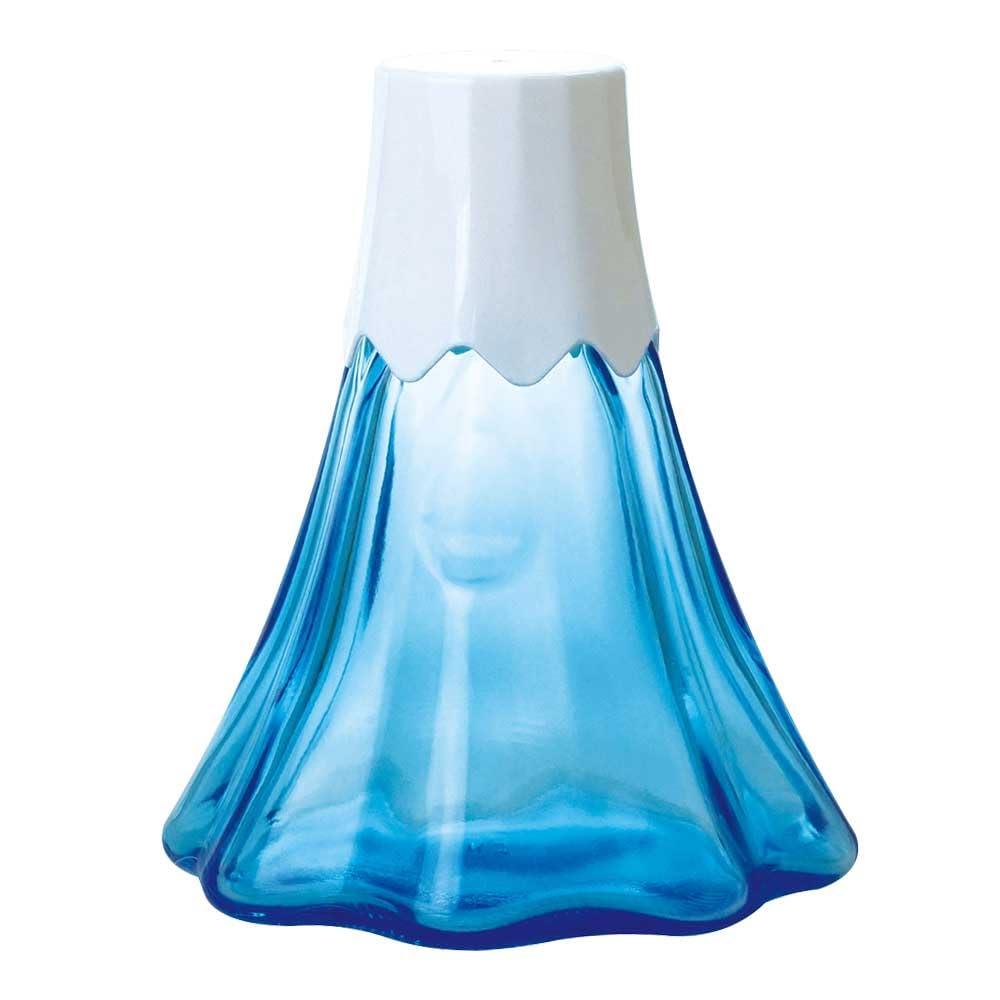 Yamako Glass Bottle with Cap, Mount Fuji Design Φ12.4xH14.3cm 28084
