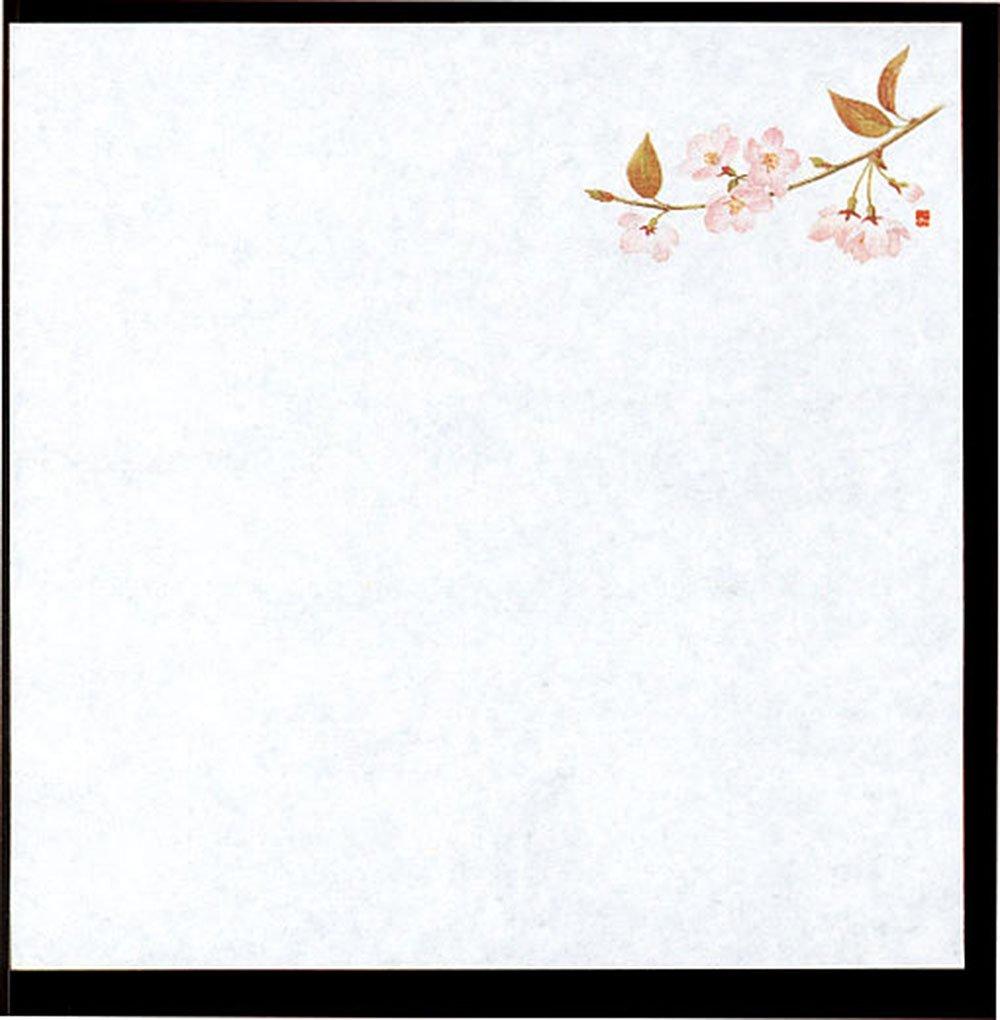 Yamako Yomi Non-Fluorescent Paper Four Seasons Oil-Resistant Cover Paper (Small) Sakura 100 Sheets Approx. 15x15cm 64915