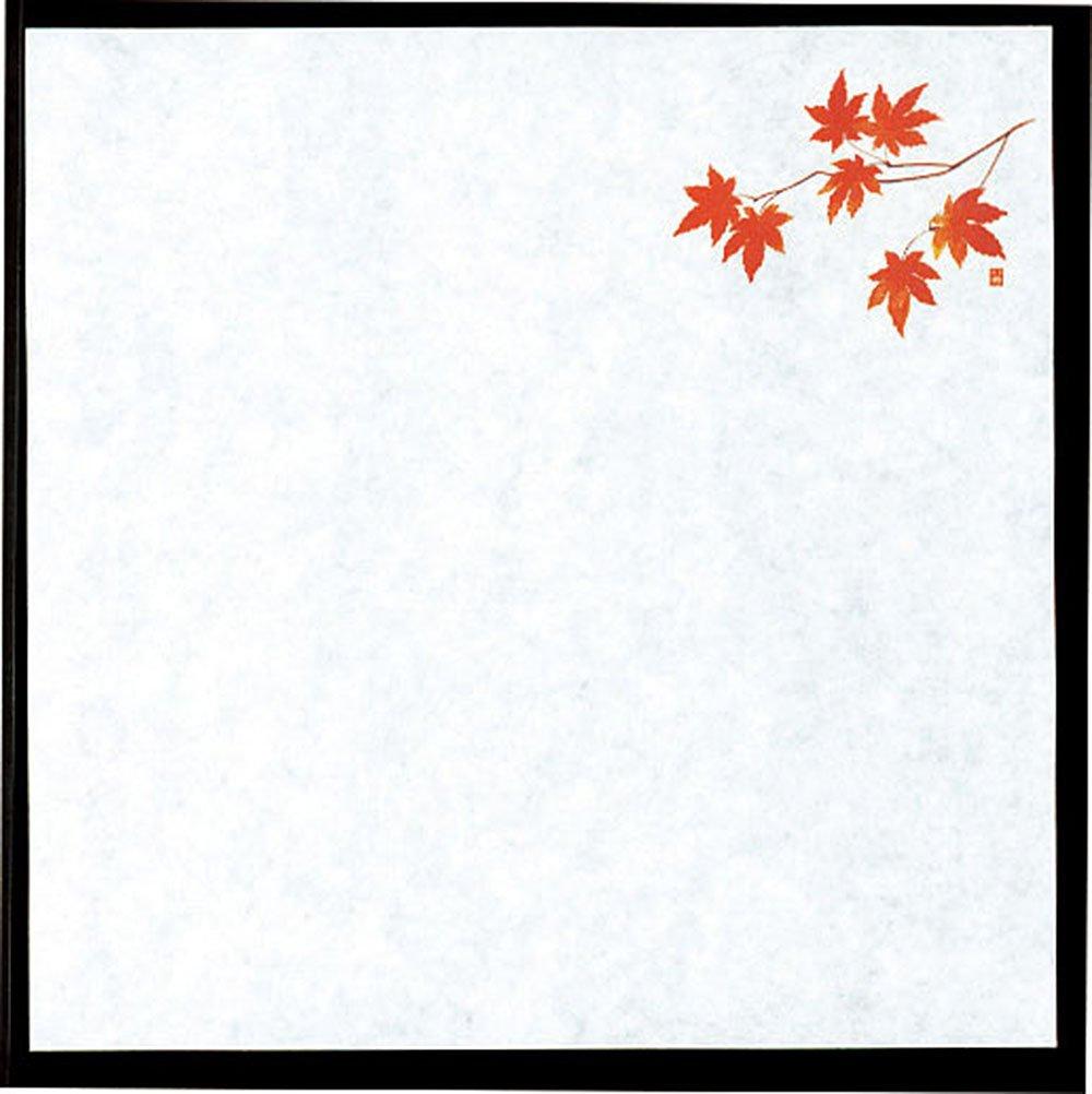 Yamako Yōbi Non-Fluorescent Paper Four Seasons Oil-Resistant Cover Paper (Small) Autumn Leaves 100 Sheets Approx. 15x15cm 64918