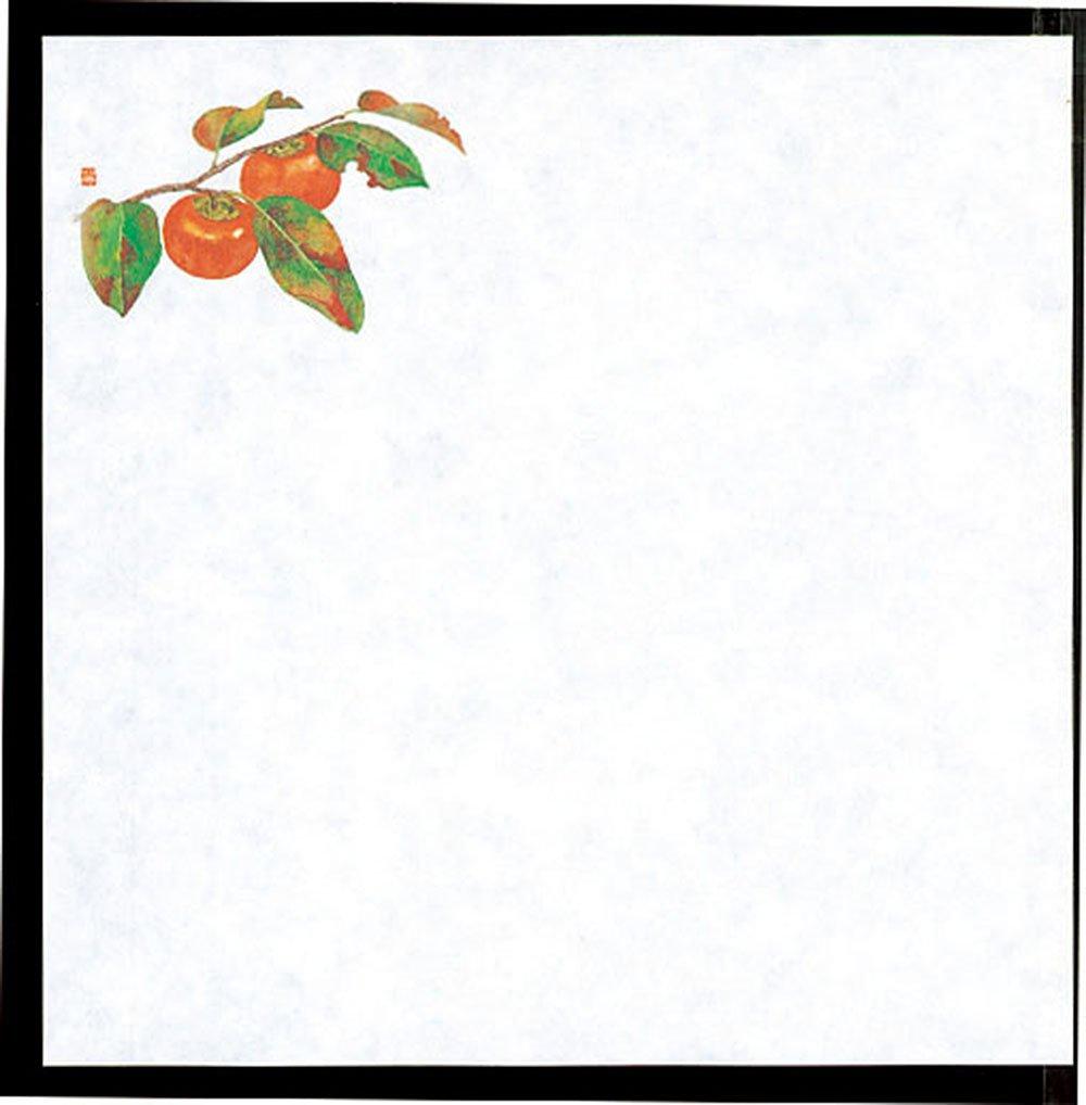 Yamako Yomi Non-Fluorescent Paper Four Seasons Oil-Resistant Cover Paper (Small) Persimmon 100 Sheets Approx. 15x15cm 65012