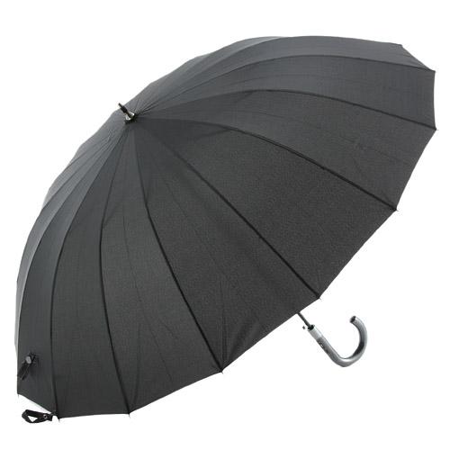 16-rib 65cm solid color jump long umbrella