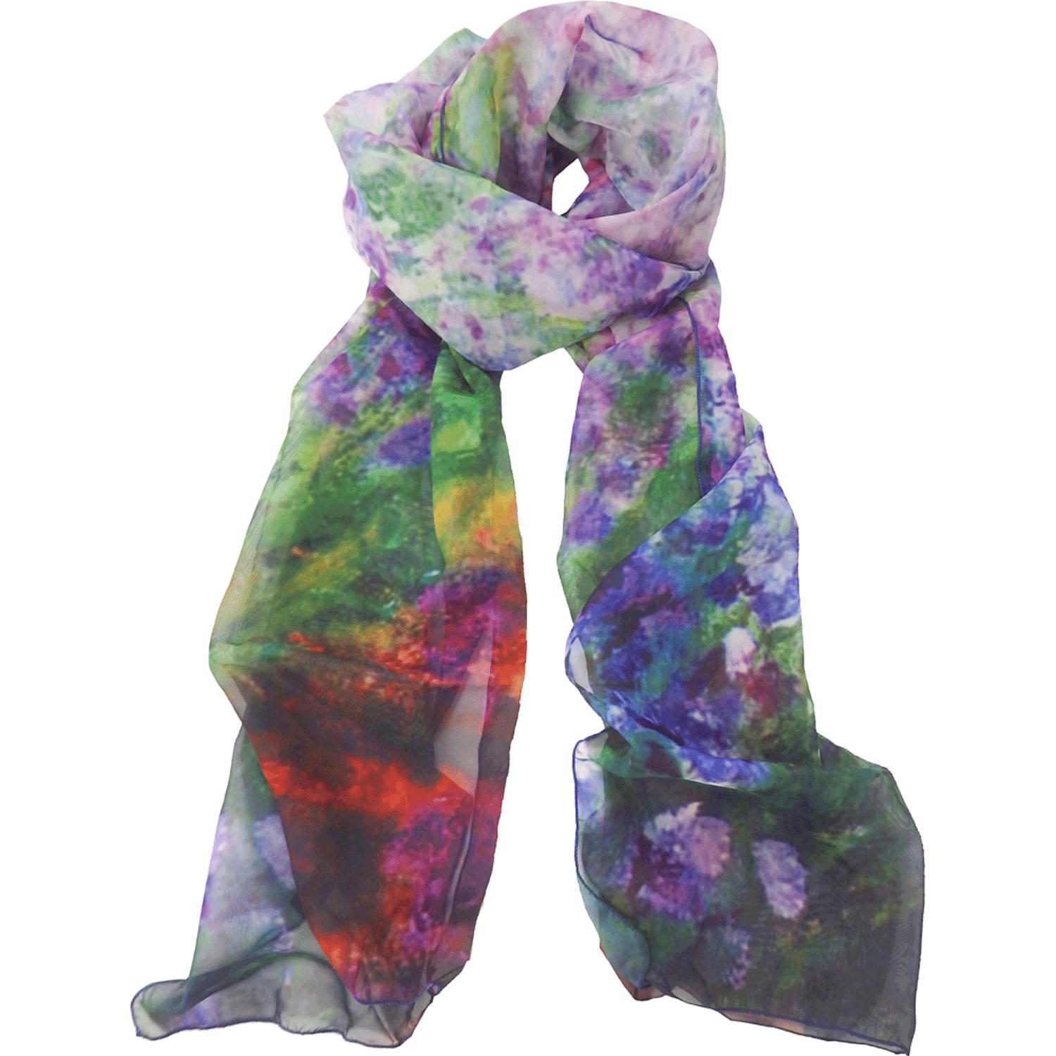 Masterpiece Stole ~Museum Art Collection~ Monet's Iris Garden