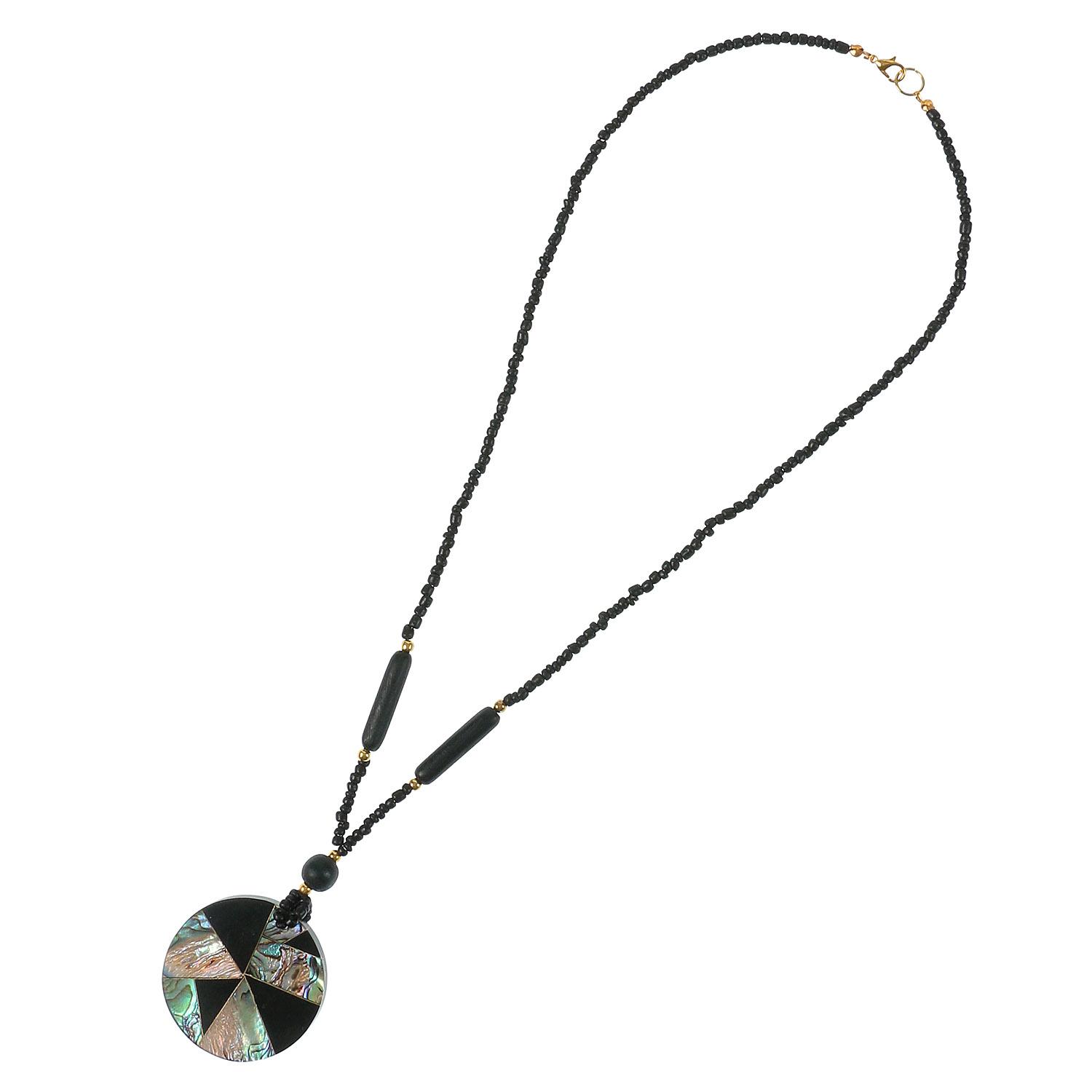 Mixed-Material Necklace