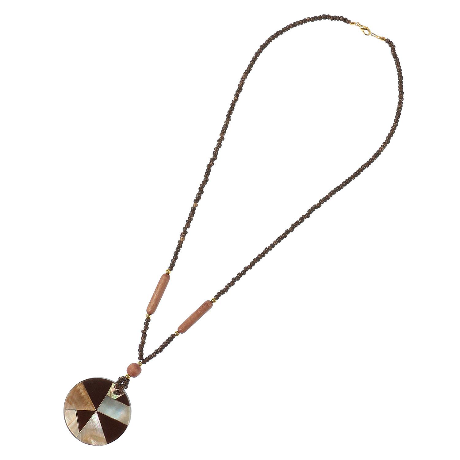 Mixed-Material Necklace