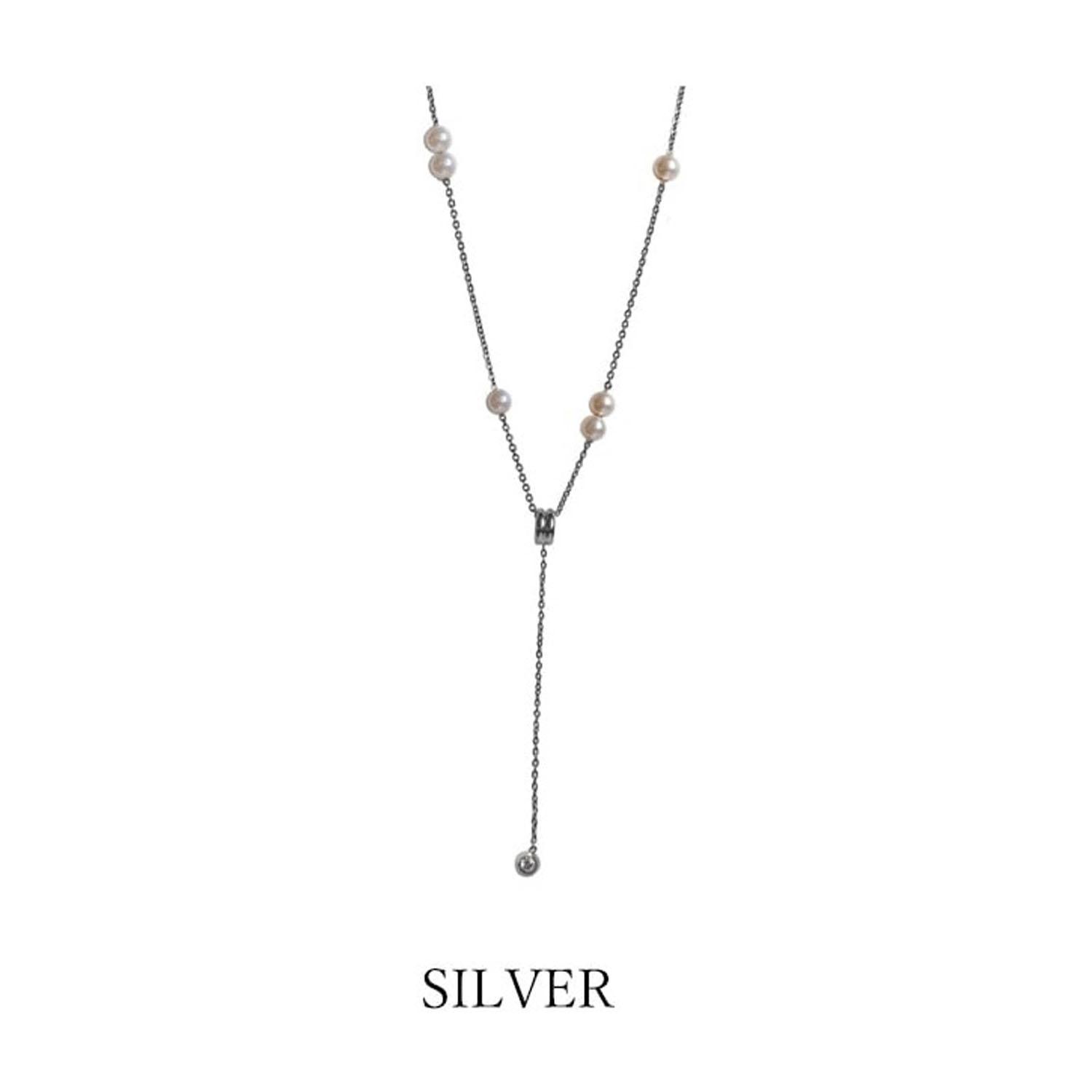 Made in Japan 2-Way Y-Shaped Pearl Long Necklace