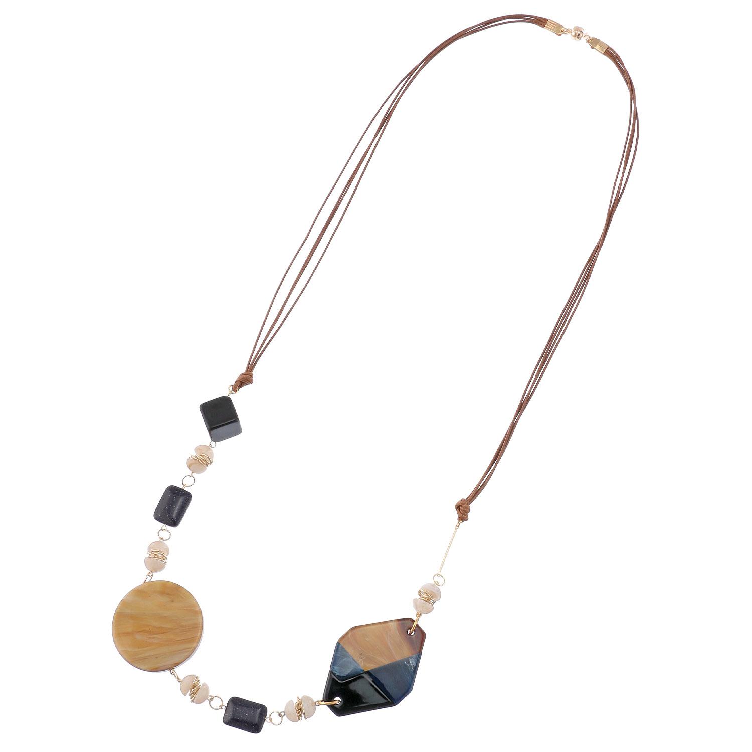 Cord Magnet Long Necklace