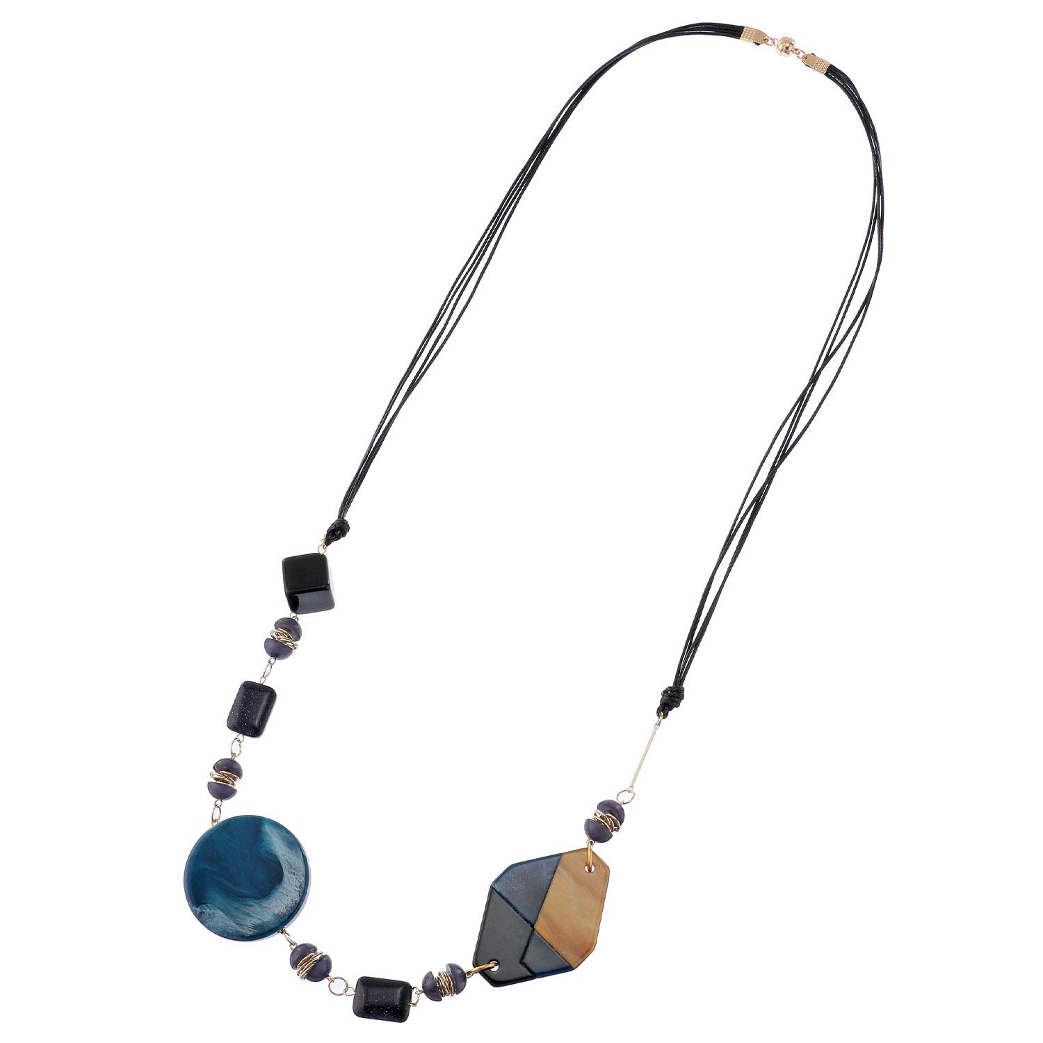 Cord Magnet Long Necklace