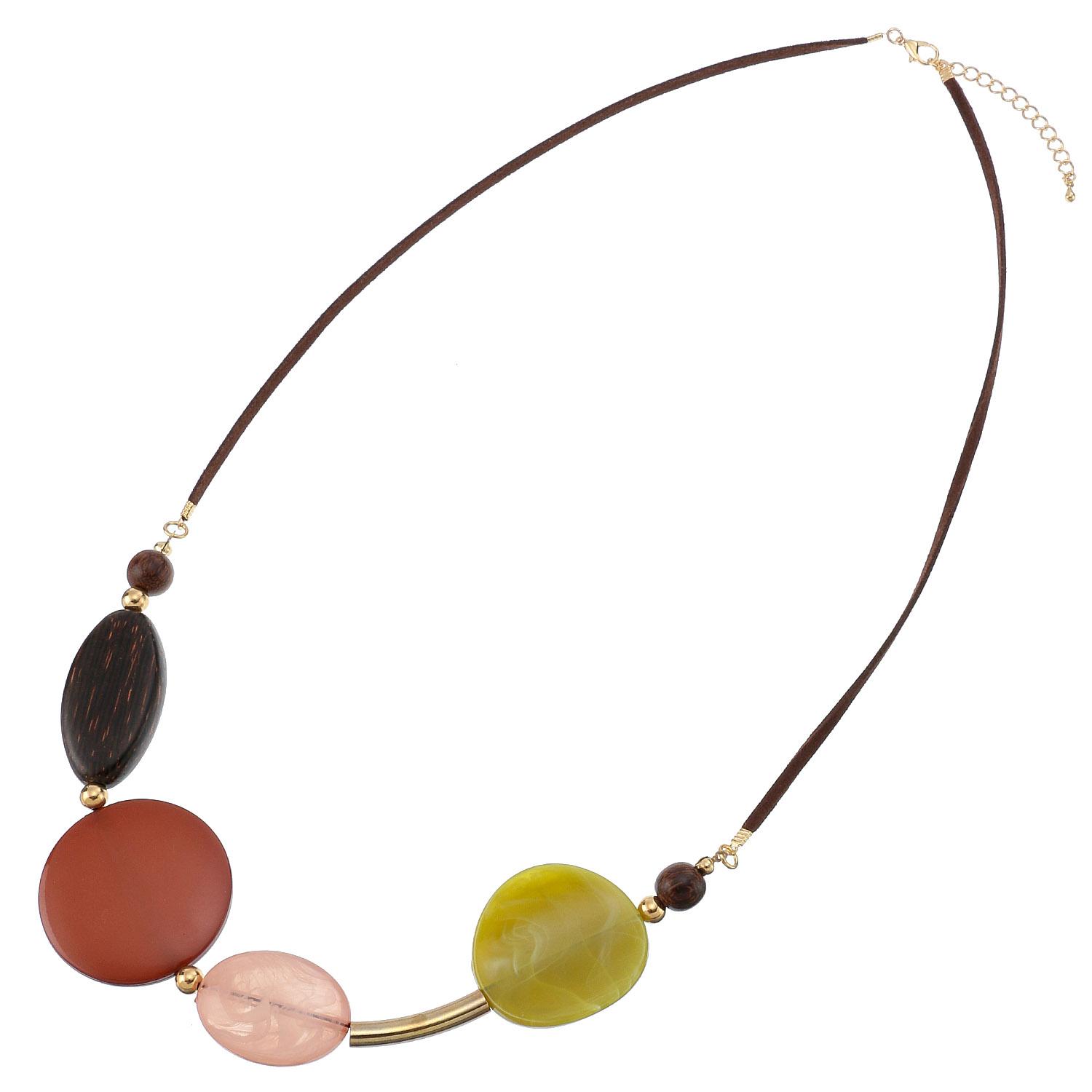 Mixed-Material Necklace