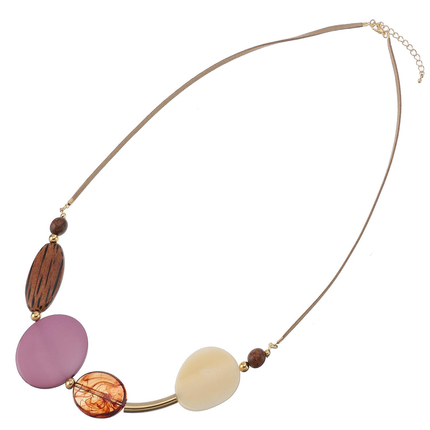 Mixed-Material Necklace