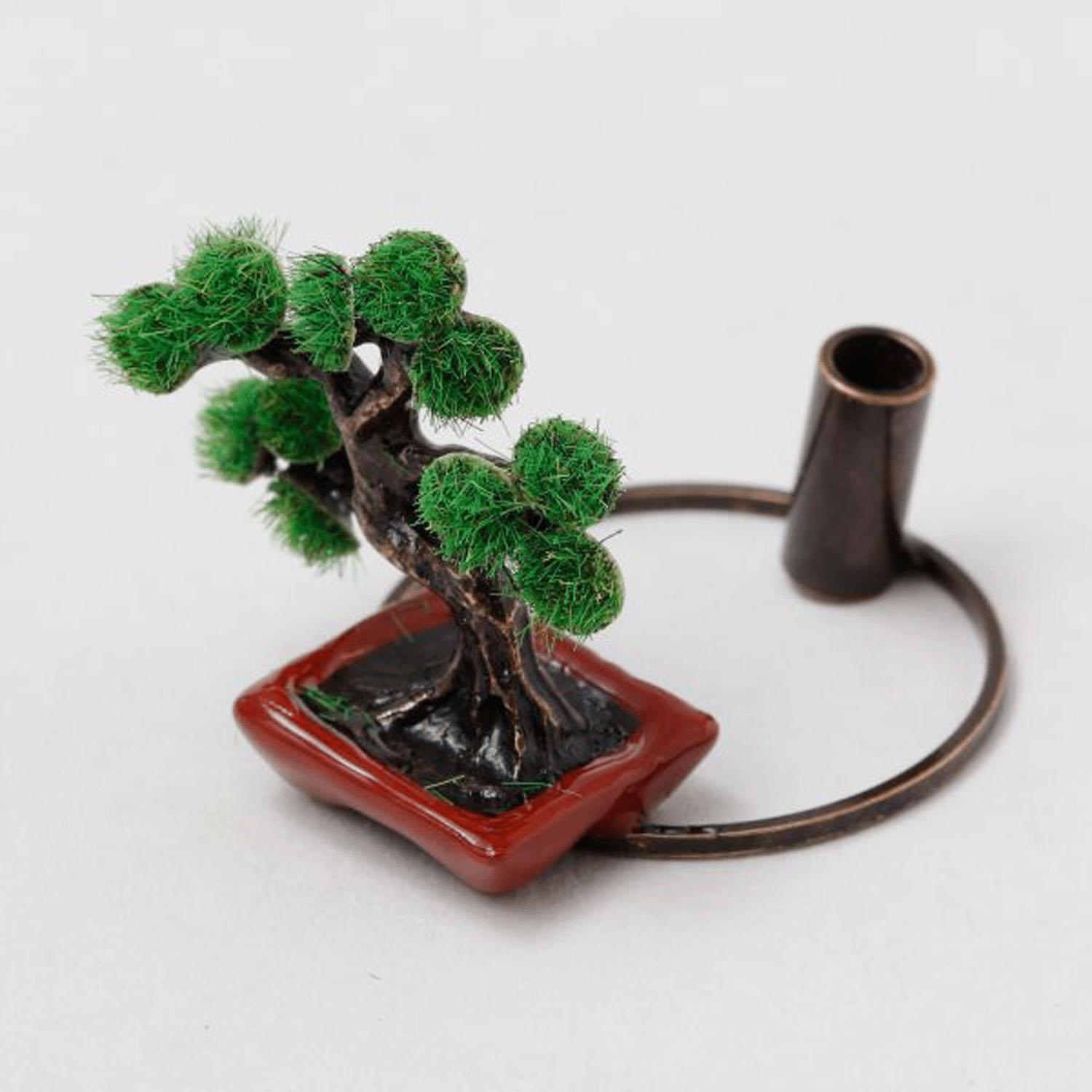 Traditional Japanese Incense Holder 01 Bonsai Pine