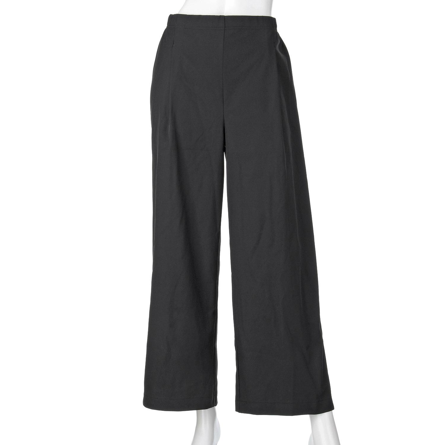 Water-repellent Stretch Wide-Leg Pants