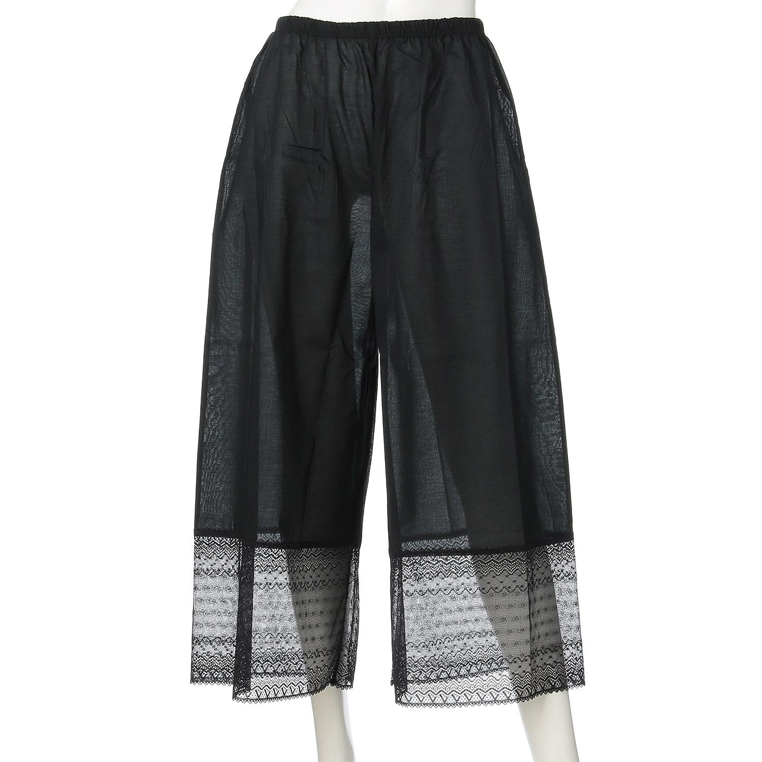 Show Off! Knee-Length Long Bottoms - Black - LL (2L)