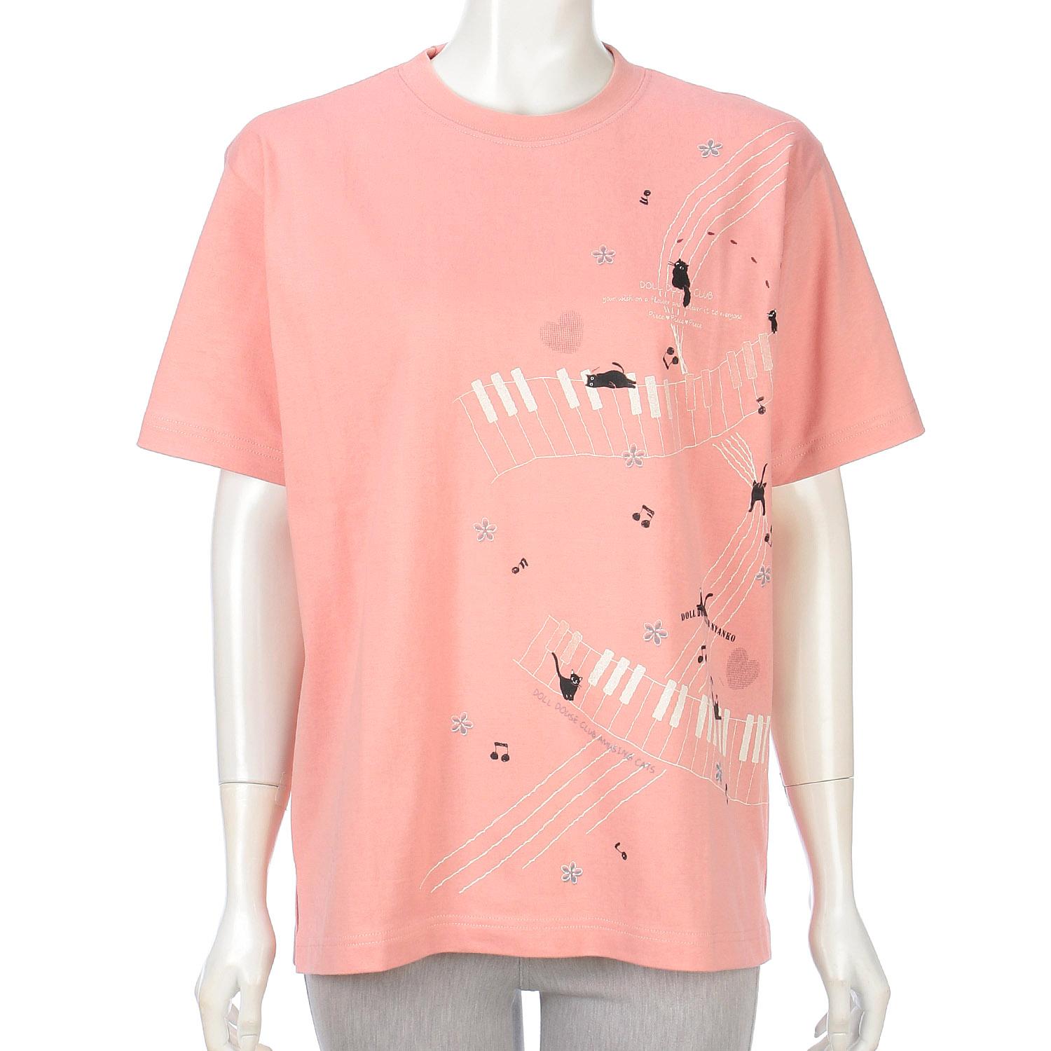 DDCLUB Long T-Shirt Cat MUSIC