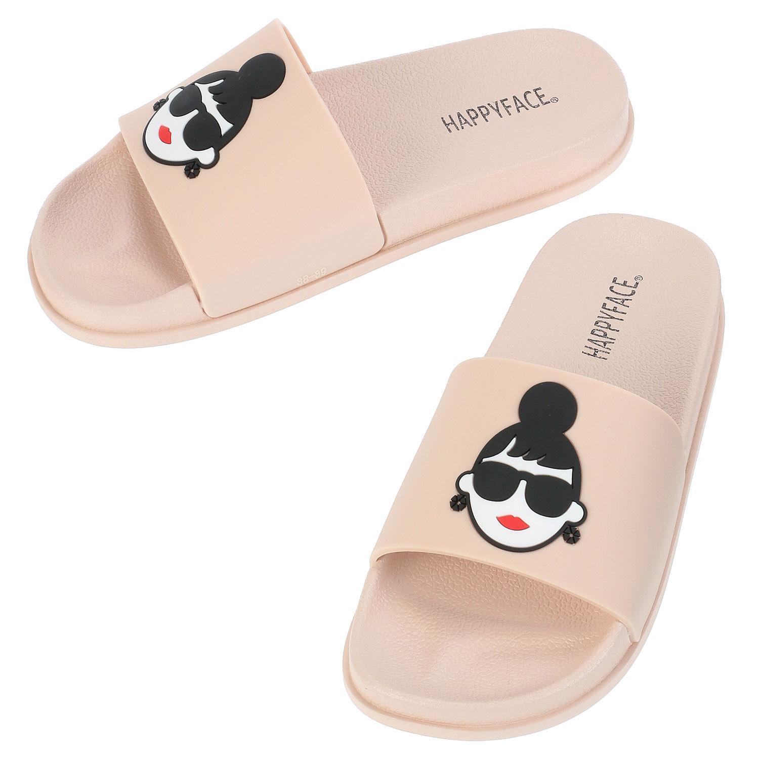 HAPPY FACE Shower Sandals