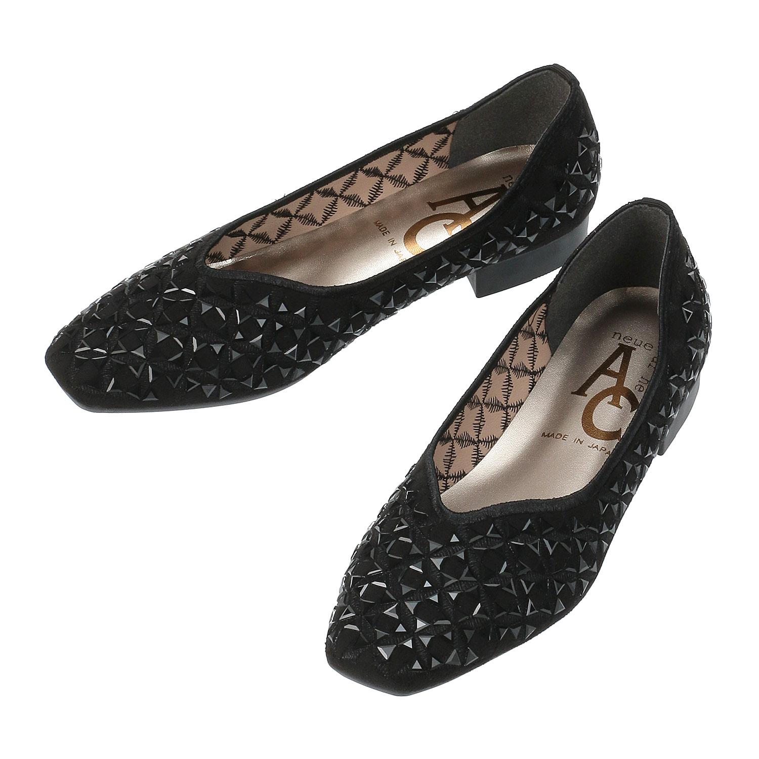 AC Stone-Embellished Pumps 7771