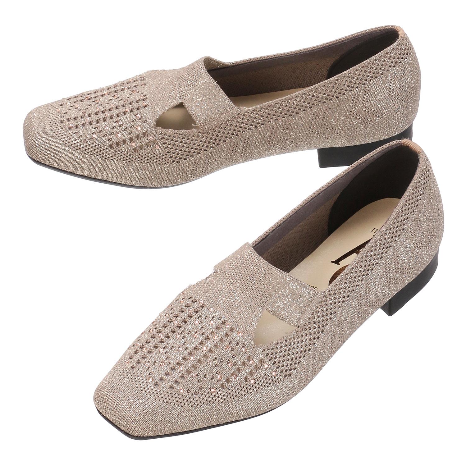 AC Square Knit Pumps 7003 Oak 23.5cm