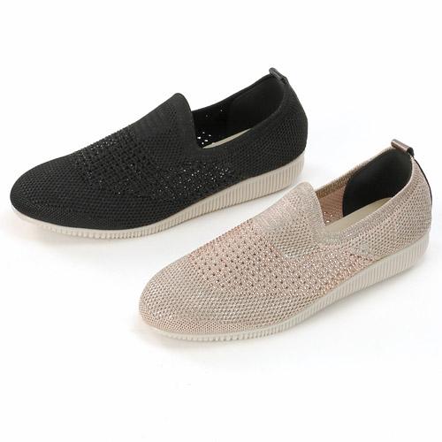 AC Diamond-Studded Stretch Shoes