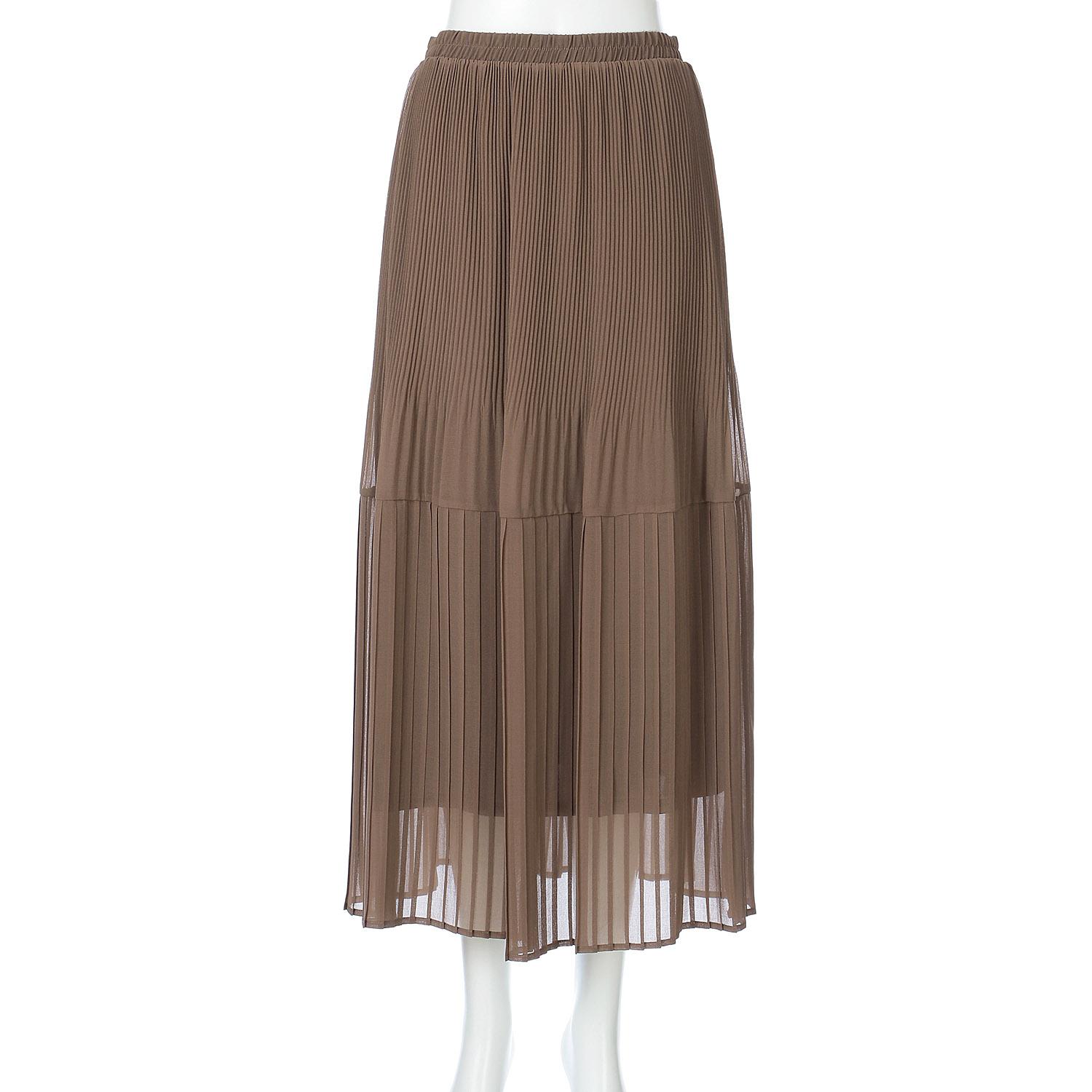 Chiffon Georgette Pleated Skirt